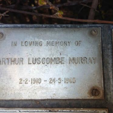 MURRAY Arthur Luscombe 1910-1985