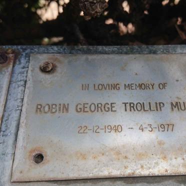 MURRAY Robin George Trollip 1940-1977