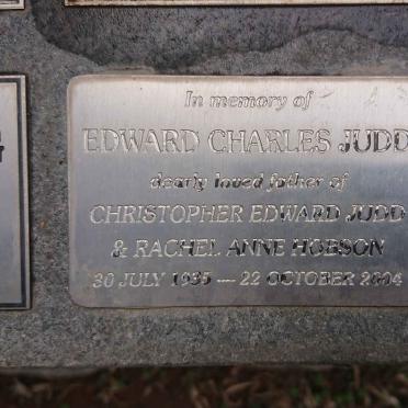 JUDD Edward Charles 1935-2004