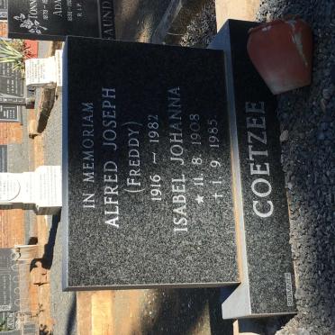 COETZEE Alfred Joseph 1916-1982 &amp; Isabel Johanna 1908-1985