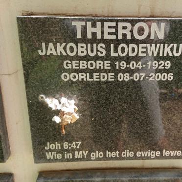 THERON Jakobus Lodewikus 1929-2006