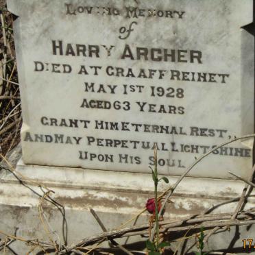 ARCHER Harry -1928