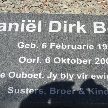 BOSCH Daniel Dirk 1948-2007