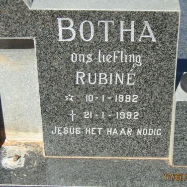 BOTHA Rubine 1992-1992
