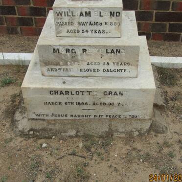 BLAND William -1889 &amp; Margaret -1894 :: GRANT Charlotte -1896