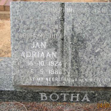 BOTHA Jan Adriaan 1924-1986