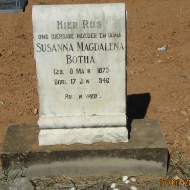 BOTHA Susanna Magdalena 1873-1946