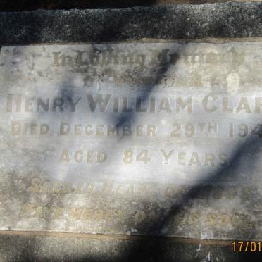 CLARK Henry William -1944