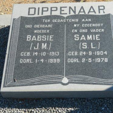 DIPPENAAR S.L. 1904-1978 &amp; J.M. 1913-1999