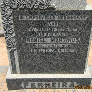 FERREIRA Daniel Martinus 1900-1964