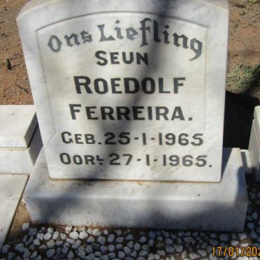 FERREIRA Roedolf 1965-1965