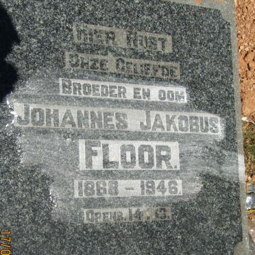 FLOOR Johannes Jakobus 1868-1946