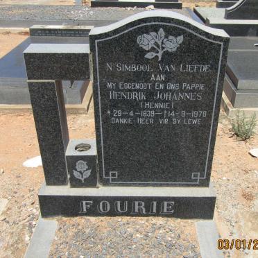 FOURIE Hendrik Johannes 1939-1978