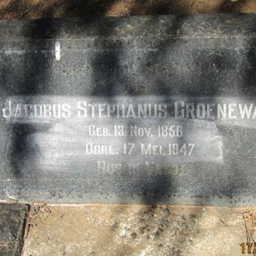 GROENEWALD Jacobus Stephanus 1856-1947