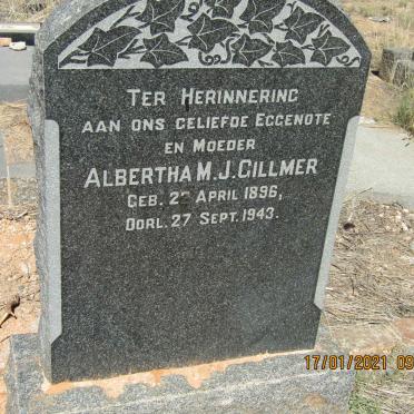 GILLMER Albertha M.J. 1896-1943