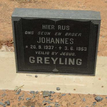 GREYLING Johannes 1937-1953