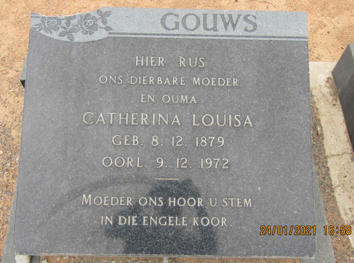 GOUWS Catherina Louisa 1879-1972