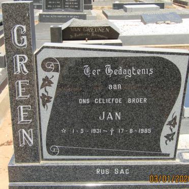 GREEN Jan 1931-1985
