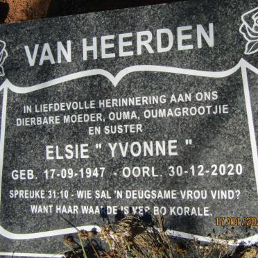 HEERDEN Elsie, van 1947-2020