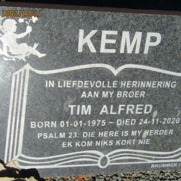 KEMP Tim Alfred 1975-2020