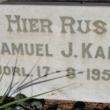 KAPP Samuel J. -1959