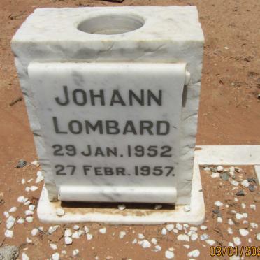 LOMBARD Johann 1952-1957