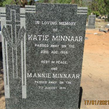MINNAAR Mannie -1974 &amp; Katie -1959