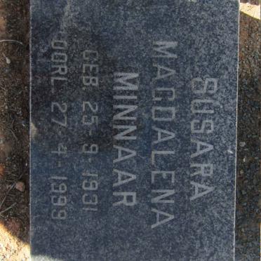 MINNAAR Susara Magdalena  1931-1999