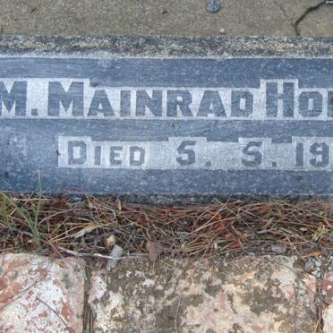 MALL M. Johanna -1899 :: OFFER? M. Ambrose -18?? :: HOFBERGER M. Mainrad -1918