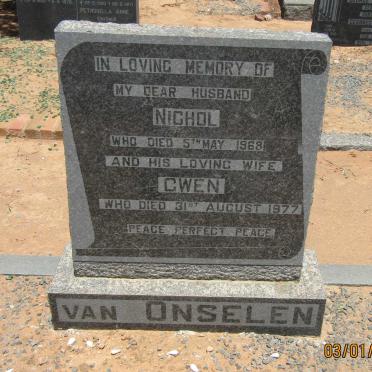 ONSELEN Nichol, van -1968 &amp; Gwen -1977