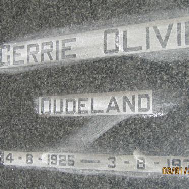 OLIVIER Gerrie 1925-1973