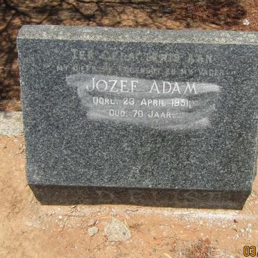 RIJST Jozef Adam, v.d. -1951