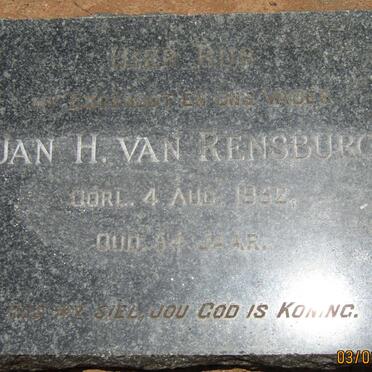 RENSBURG Jan H., van -1952