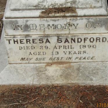 SANDFORD Theresa -1890