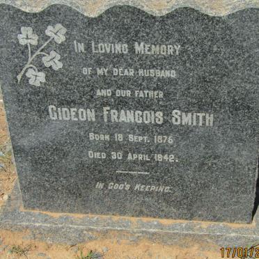 SMITH Gideon Francois 1875-1942 :: RHEEDER Therese 1931-1933