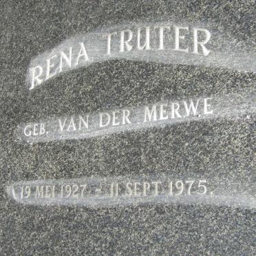TRUTER Rena nee VAN DER MERWE 1927-1975