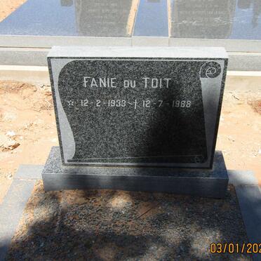 TOIT Fanie, du 1933-1988