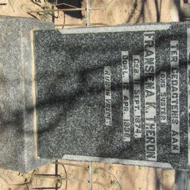 THERON Fransiena K. 1874-1938