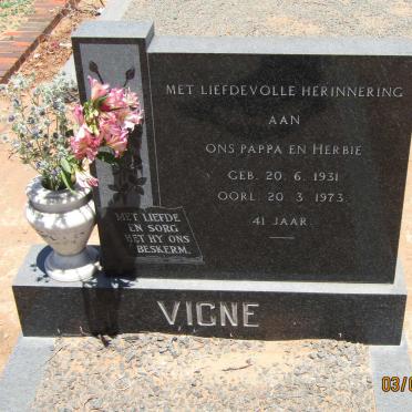 VIGNE Herbie 1931-1973