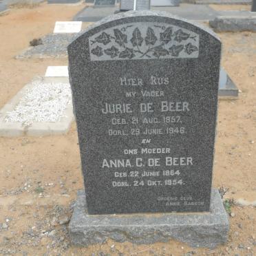 BEER Jurie, de 1857-1946 &amp; Anna C. 1864-1954