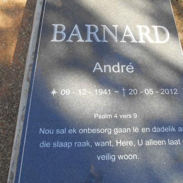 BARNARD André 1941-2012
