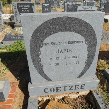 COETZEE Japie 1941-1979