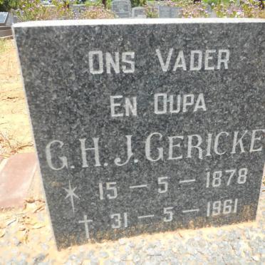 CLOETE Daniel Petrus 1906-1979 &amp; Johanna C.M. 1913-2001 :: GERICKE G.H.J. 1878-1961