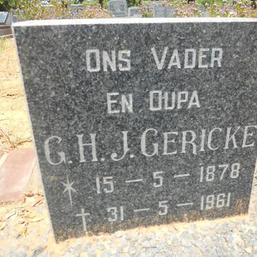 CLOETE Daniel Petrus 1906-1979 &amp; Johanna C.M. 1913-2001 :: GERICKE G.H.J. 1878-1961