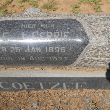 COETZEE E.J. 1896-1977 &amp; S.E. CAMPBELL 1904-1956