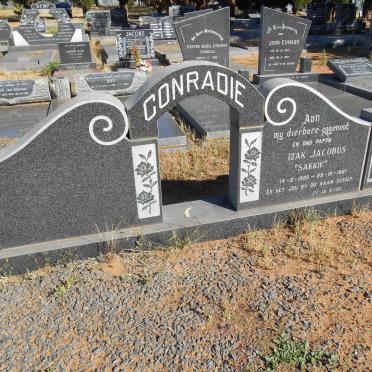 CONRADIE Izak Jacobus 1930-1981