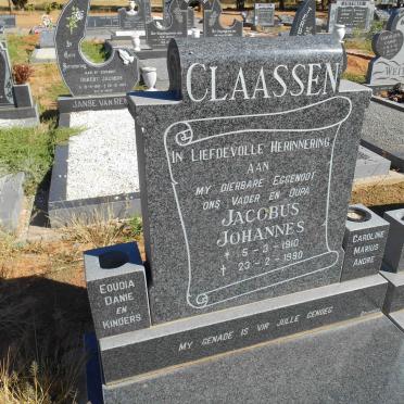 CLAASSEN Jacobus Johannes 1910-1990
