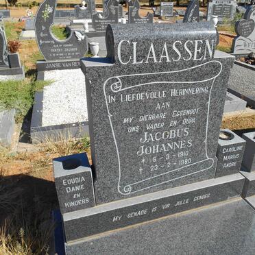 CLAASSEN Jacobus Johannes 1910-1990