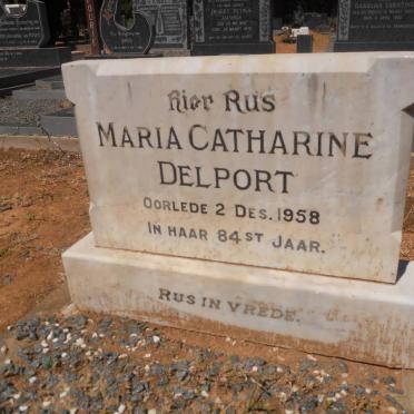 DELPORT Maria Catharine -1958