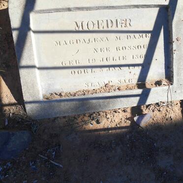 DAMES Hendrik 1854-1923 &amp; Magdalena M. nee ROSSOUW 1860-1944